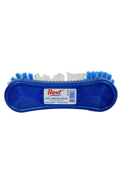 Mestore Oval Cleaning Brush Plastic Rug Brushes Mixed Color 17 cm - Oem458-10596