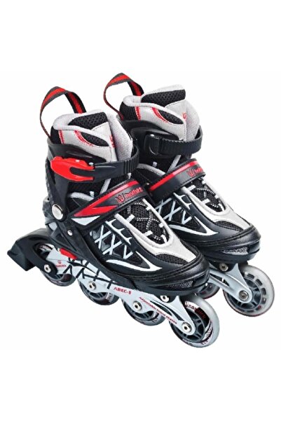 FeyzaDesign Kırmızı Spor Dünyası Paten 31-34 Numara S, Hız ve Konfor İçin Ideal