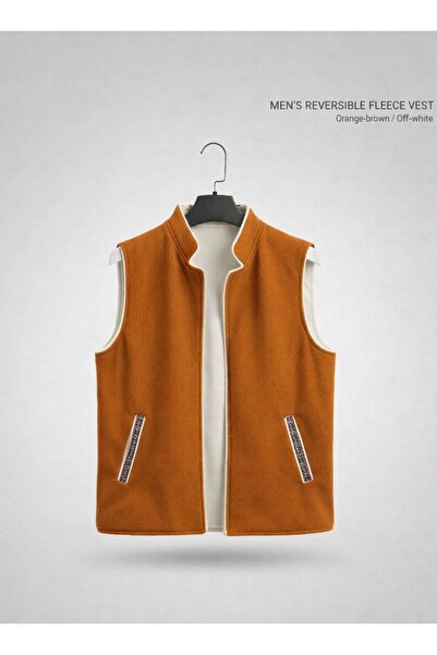 ALnama Men's winter double-sided vest