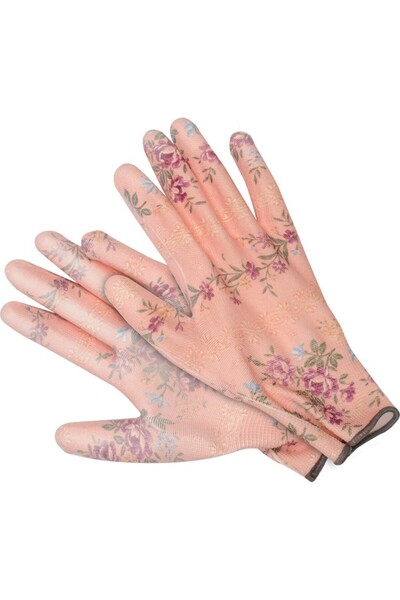 Other Gardening gloves flowers - beige 8"""" 74128 FLO