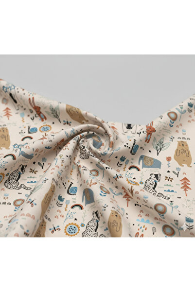 podyum baskı ΑΔΙΑΒΡΟΧΟ Αδιάβροχο παλτό-σορτς με χαριτωμένα ζωάκια Υφασμάτινη ...