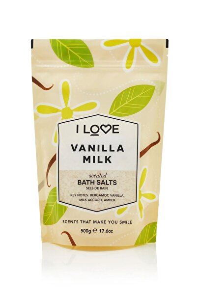 I Love , Signature Collection, Ванилово мляко, Сол за вана, 500 г