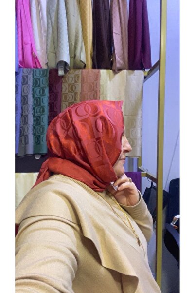 Imannoor DAMA DESEN NAIA KİREMİT ŞAL