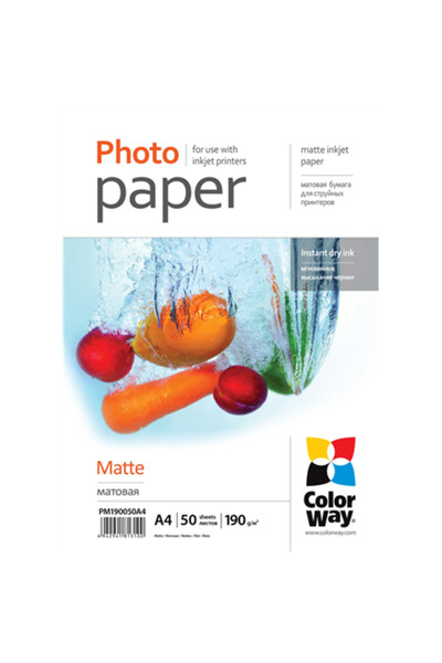 Other ColorWay | 190 g/m² | A4 | Matte photo paper