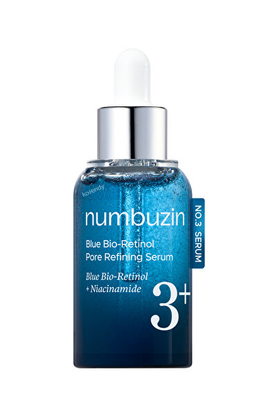 Numbuzin No.3 Blue Bio-Retinol Pore Refining Serum - Niacinamide & Mavi Bio-R...