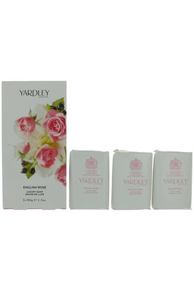 OEM Set Trio, Yardley, Trandafir Englezesc, Săpun solid parfumat, 100 g