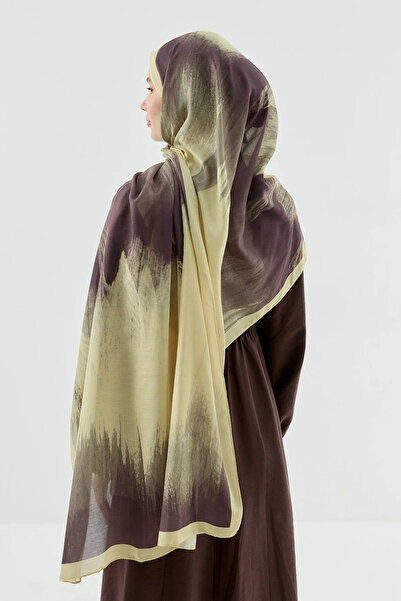 MODA KAŞMİR01 desenli pamuk şal