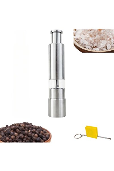 OEM Manual grinder with Push system, stainless steel for pepper, salt, spices...
