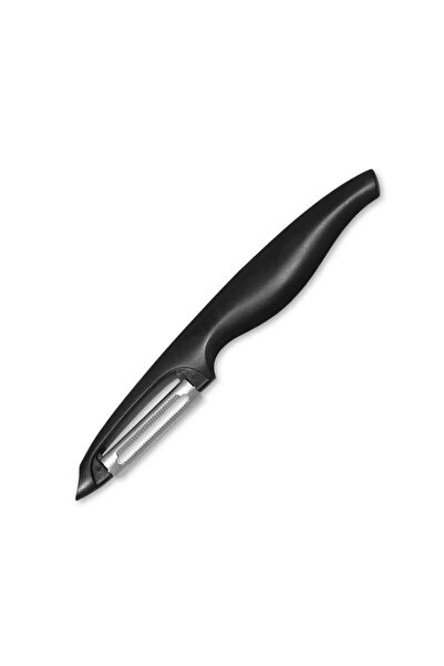 Marsilyan 41310 Toothed Peeler, Black - Plastic Handle