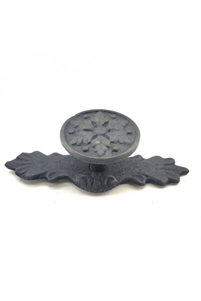 Generic Brand Antique Style Decorative Brass Flower Button - 27X70 Mm, Oxide
