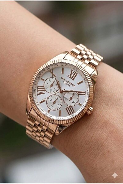Lee Cooper Women's Rose Gold Women's Wristwatch |   37mm Rose Gold Color Stee...