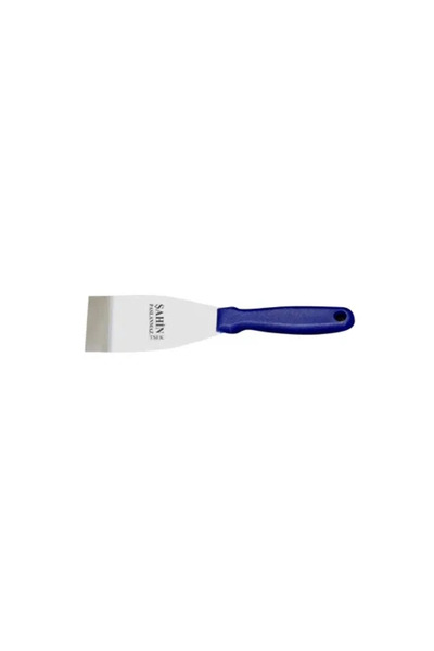 Bursa Paslanmaz Gıda Spatulası No:4, 10 Cm - Plastik Sap CAKSGLX4394