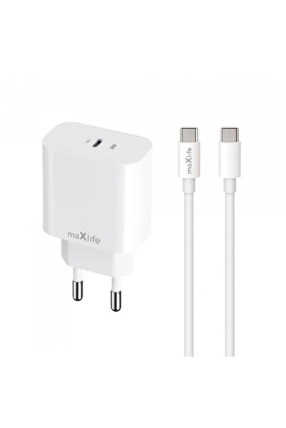 Maxlife Nutrition Incarcator Retea Cu Cablu USB-C MaXlife MXTC-06-20C, 20W, 3...