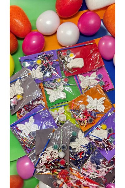 magnocandles 25 Adet (Araba,Ayıcık, Donut,Kamyon,Hulk,vs) Taş Boyama Seti,Kar...