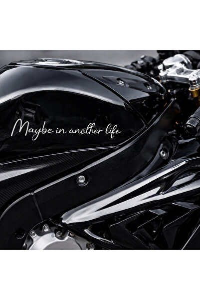 AlpiLeo StickerPlanet81 "Maybe In Another Life" Motosiklet Araba Kask Sticker...