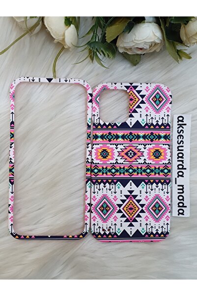 Kutis حافظة منقوشة أصلية متوافقة مع هاتف Iphone 12-12 Pro 360 من الأمام والخلف