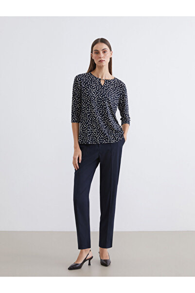 LC Waikiki Özmarka Νέα σεζόν Με λεπτομέρεια ραφής Γυναικείο παντελόνι με ελασ...