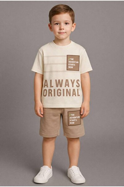 FURKYY Boy's Summer Shorts Set