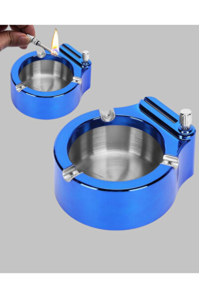 esplendor Decorative Lighter Ashtray Easy to Clean Metal