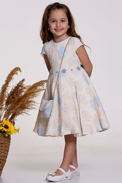 SÜSLÜ PİNK KİDS GIRL'S DRESS