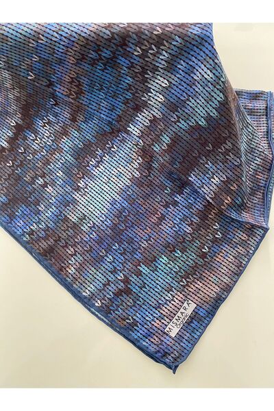 mismara Örük Pattern Organic Scarf