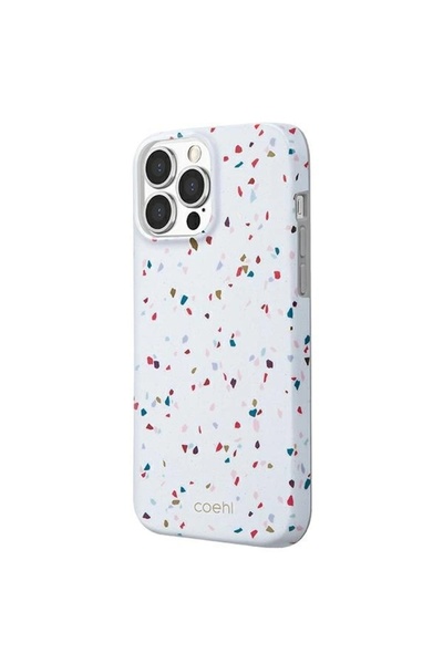 Uniq Case Uniq Coehl Terrazzo Case for iPhone 13 Pro Max, White - Shockproof ...