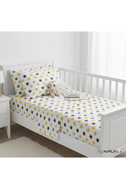 NURLATEX Single Starry Elastic Sheet Set - 100 X 200
