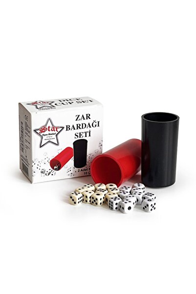 Star Oyun Dice Throwing Box 2 Plastic and 10 Pairs of Dice