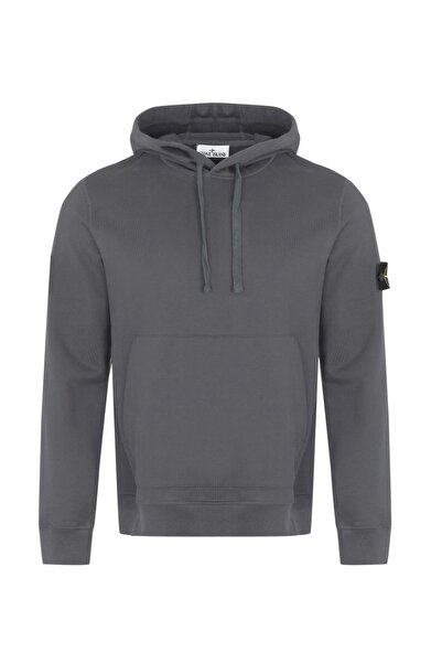 STONE ISLAND Kancalı cepli, normal kesimli kapüşonlu sweatshirt.