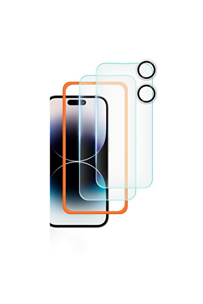 Tech-Protect Supreme Screen & Camera Glass Protector Set for iPhone 16 - Clear