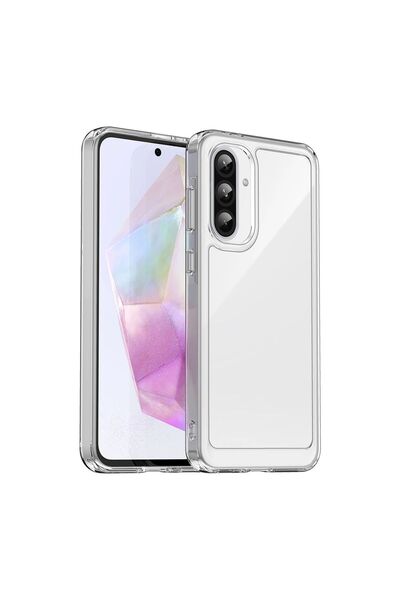 OEM Samsung Galaxy A26 5G Compatible Transparent Outer Space Case - Durable H...