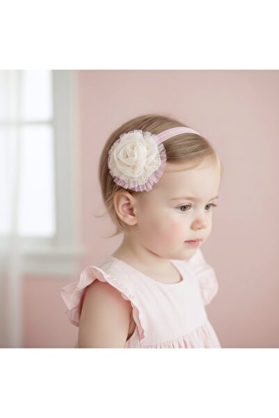 SweetMe Παιδική κορδέλα μαλλιών για κοριτσάκια με φιόγκο και λουλούδια, ειδικ...