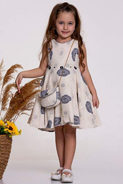 SÜSLÜ PİNK KİDS GIRL'S DRESS