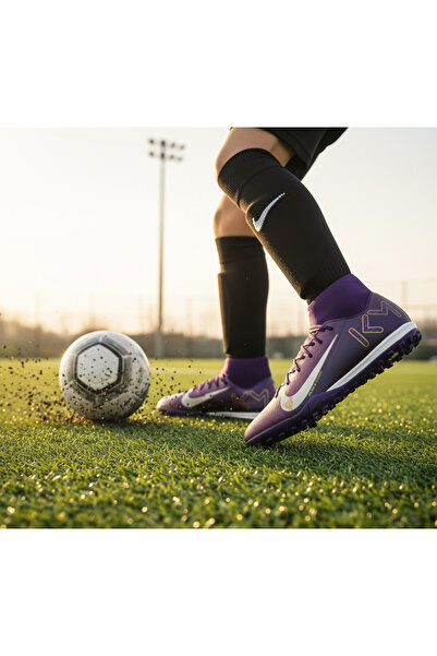 Nike Jr. Air Zoom Mercurial Vapor 15 Mbappé Edition Halısaha Ayakkabısı DAR K...