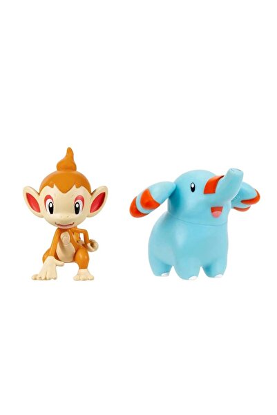 Pokemon Battle Figürler PKW4063 - Chimchar ve Phanpy