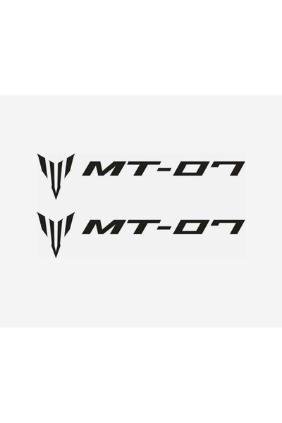 KAPLAMA MERKEZİ Yamaha MT-07 logo stıcker siyah