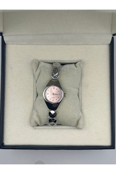 QUARTZ Round Case Minimal Vintage Retro Women's Wristwatch in Gift Box