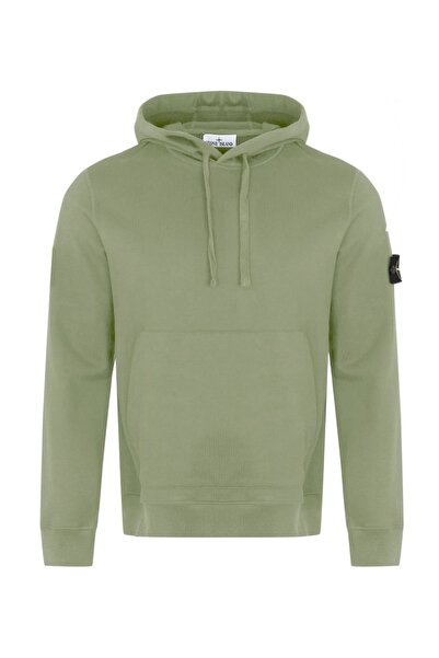 STONE ISLAND Kancalı cepli, normal kesimli kapüşonlu sweatshirt.