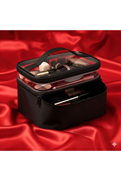 GenelTedarik Makyaj Çantası Kozmatik Çantası Makyaj Organizeri Seyahat Makyaj...