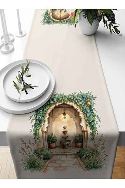 Bertille Home Σειρά Ramadan 140x40 cm Digital Printed Runner (από τη Ραμαζάνι)