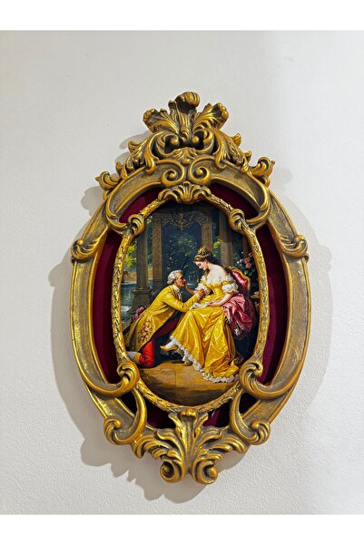 hediye ESTERHOMEDECOR Polyester içi kadife tablo 53*31cm