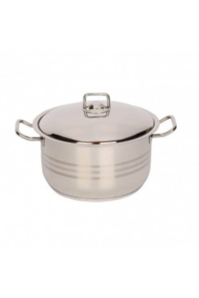 Perfect Home 30 liter stainless steel pot with lid