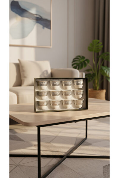 Generic A luxurious Arabic coffee cup set – elegant design with a refined her...