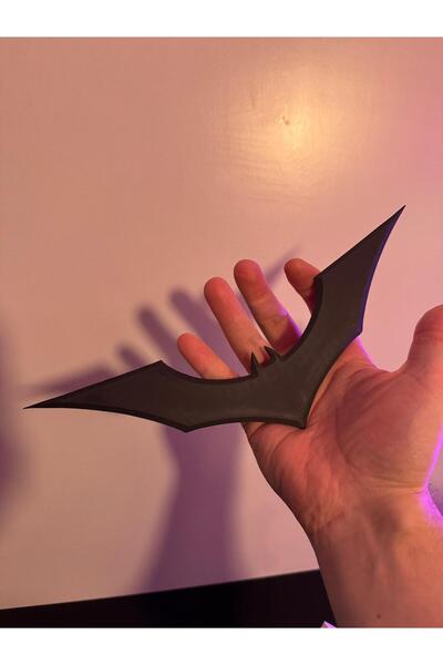 Morphena3D 2'li Batman Batarang Seti – Cosplay ve Koleksiyonluk Dekoratif Aks...