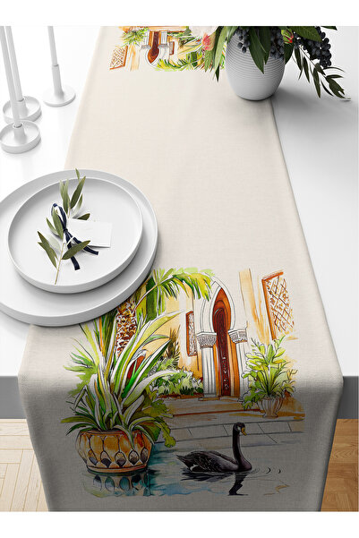 Bertille Home Σειρά Ramadan 140x40 cm Digital Printed Runner (από τη Ραμαζάνι)