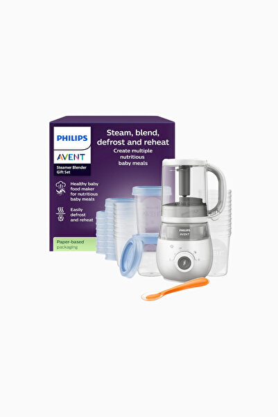 Philips 4'ü 1 Arada Bebek Maması Hazırlayıcı Buharlı Pişirme & Mikser