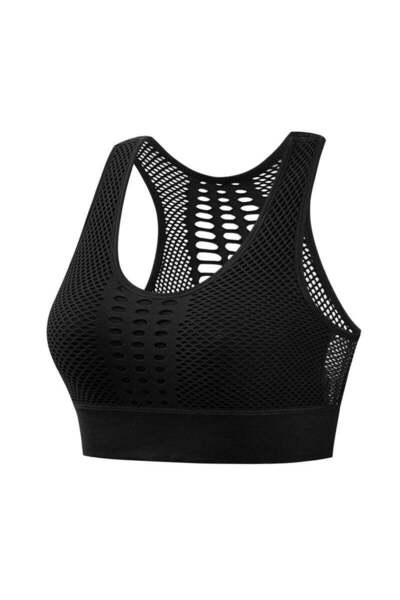 Generic Joy Chic Comfortable Sports Bra Black