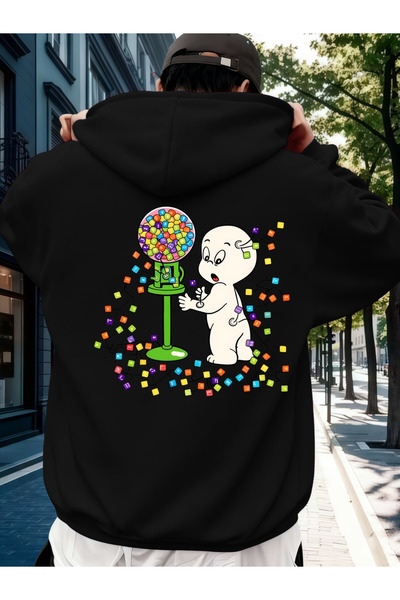 ALEYZA MODA Φούτερ με στάμπα, με κουκούλα, oversized, unisex