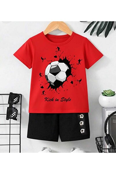 Nice Clothes Children's Tracksuit Set Hooded Unisex Kick Top Print