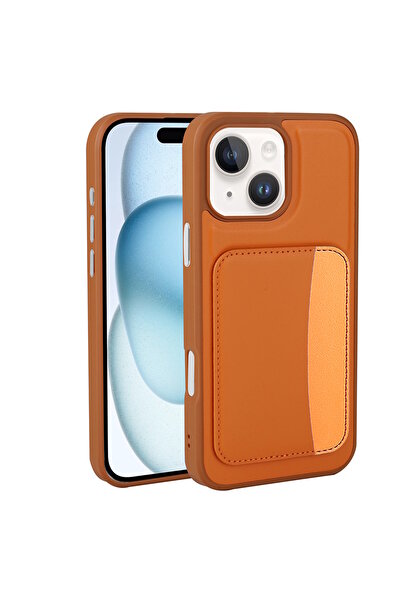 m.tk moveteck iPhone 13 - 14 Uyumlu Kılıf Kamera Korumalı Kartlıklı Cüzdanlı ...